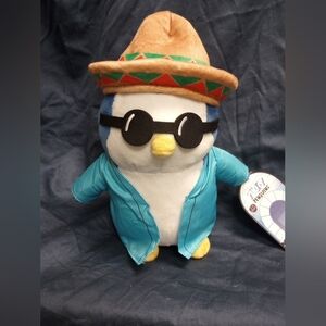 NWT Pudgy Penguins Plush Buddy Series 2 With Sombrero And Blue Coat 8"